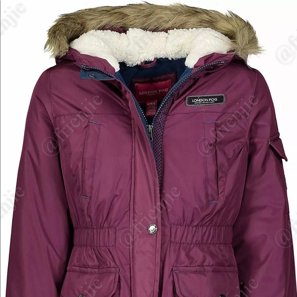 london fog girls’ parka jacket